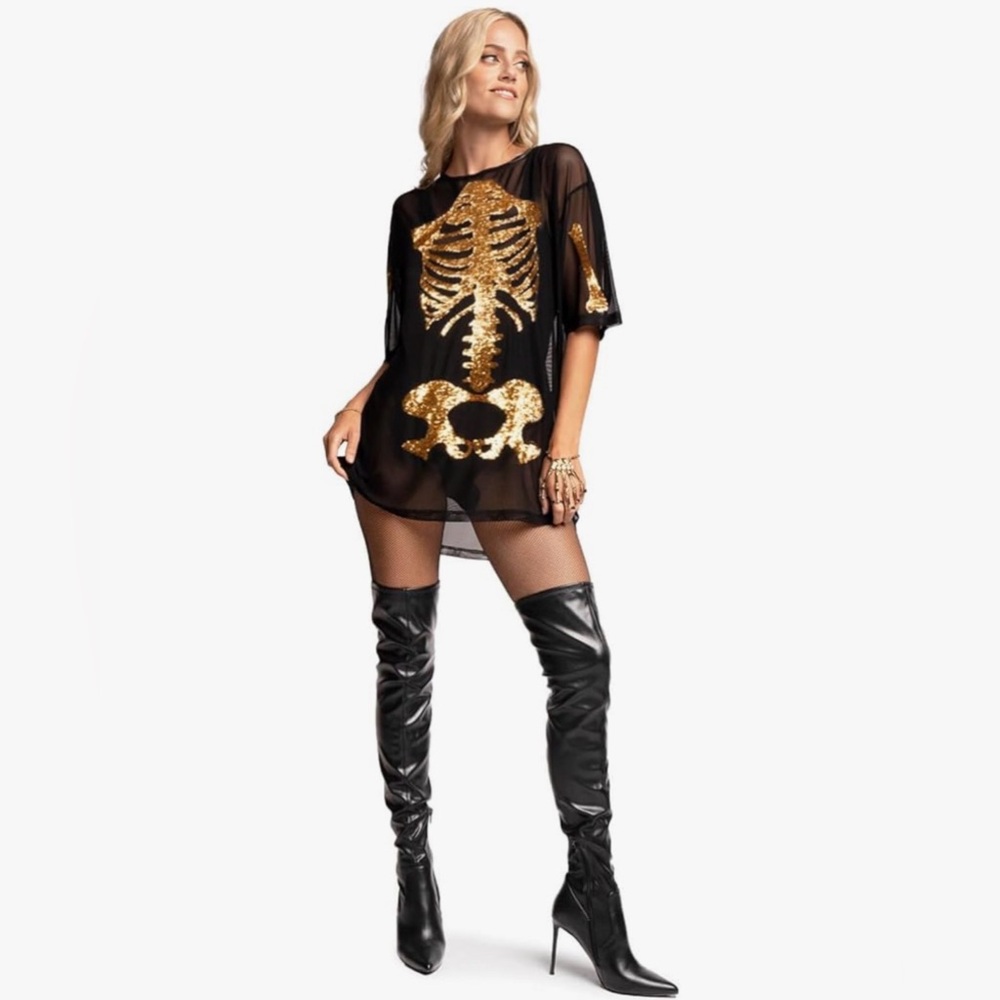Tipsy Elves Sequin Halloween Costume Dress